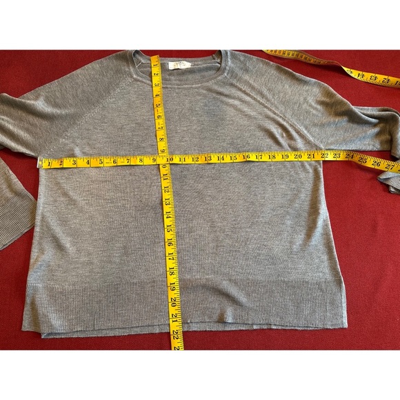 Zara Grey Light Knit Split Hem Top, S - Picture 10 of 10